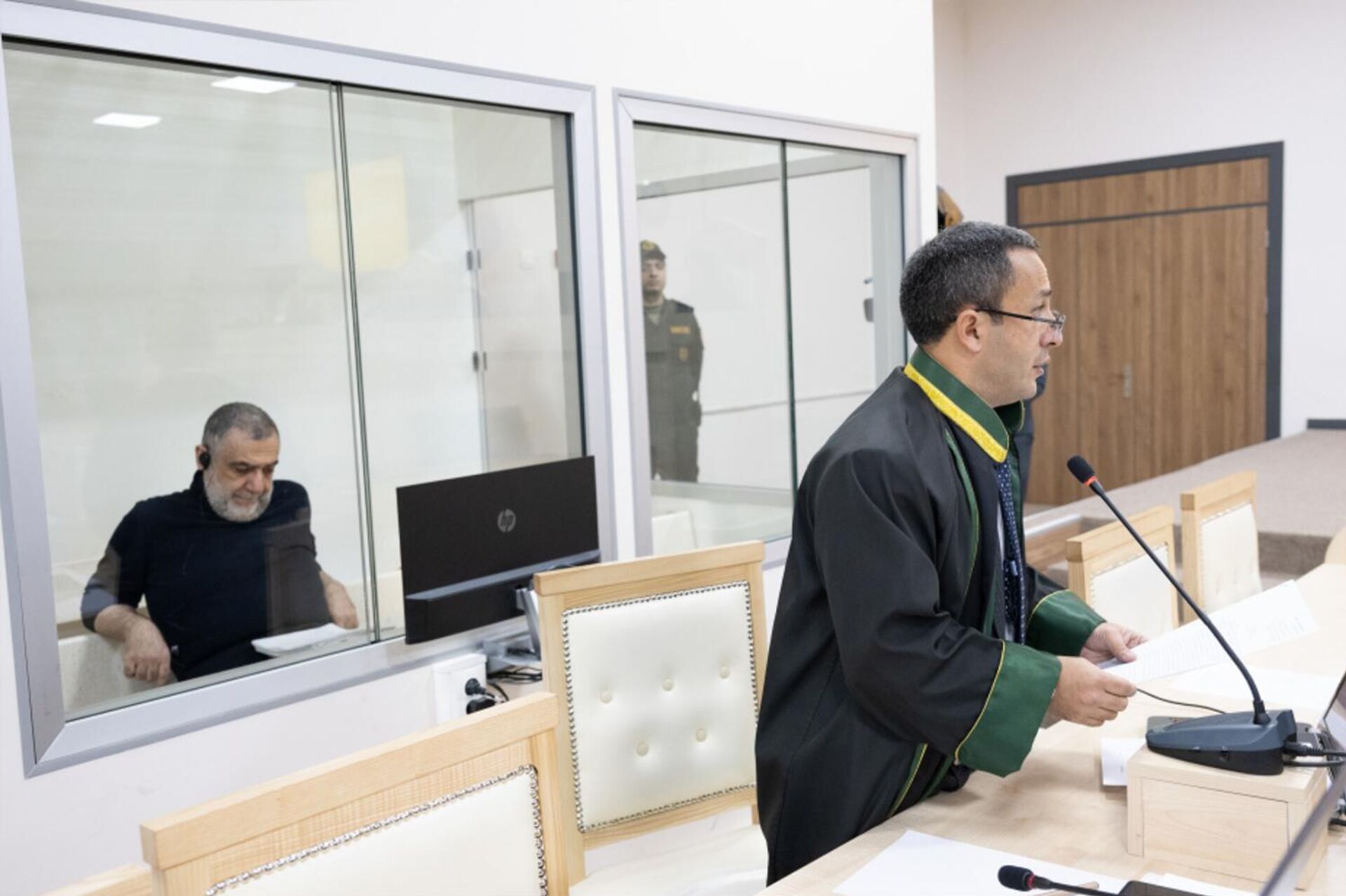 Рубен Варданян во время суда (12 декабря 2025). Баку - Sputnik Армения, 1920, 12.12.2025