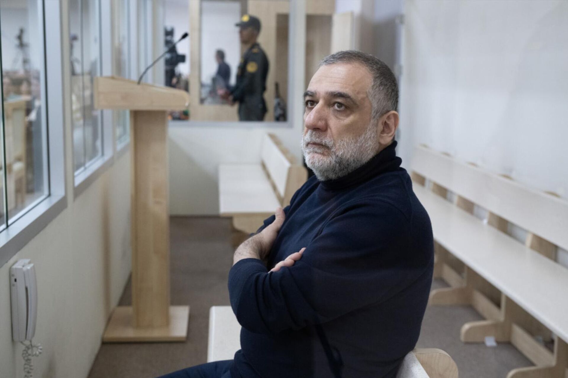 Рубен Варданян во время суда (12 декабря 2025). Баку - Sputnik Армения, 1920, 12.12.2025