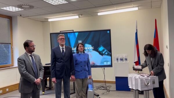 Церемония награждения победителей Медиаконкурса имени Ф. М. Достоевского - Sputnik Армения