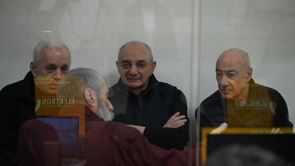 Судебное заседание над армянским военно-политическим руководством Нагорного Карабаха (19 декабря 2025). Баку - Sputnik Армения