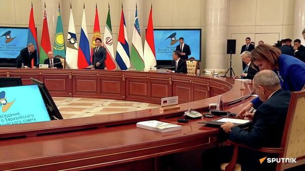 Подписание документов на заседании Высшего Евразийского экономического совета - Sputnik Армения