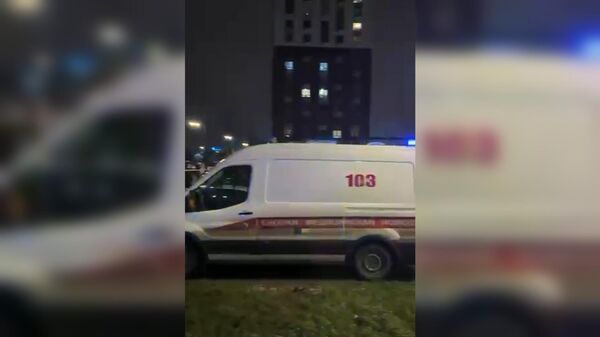 Автомобиль взорвался на парковке в Москве - Sputnik Армения