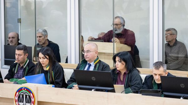 Судебное заседание над армянским военно-политическим руководством Нагорного Карабаха (22 декабря 2025). Баку - Sputnik Армения