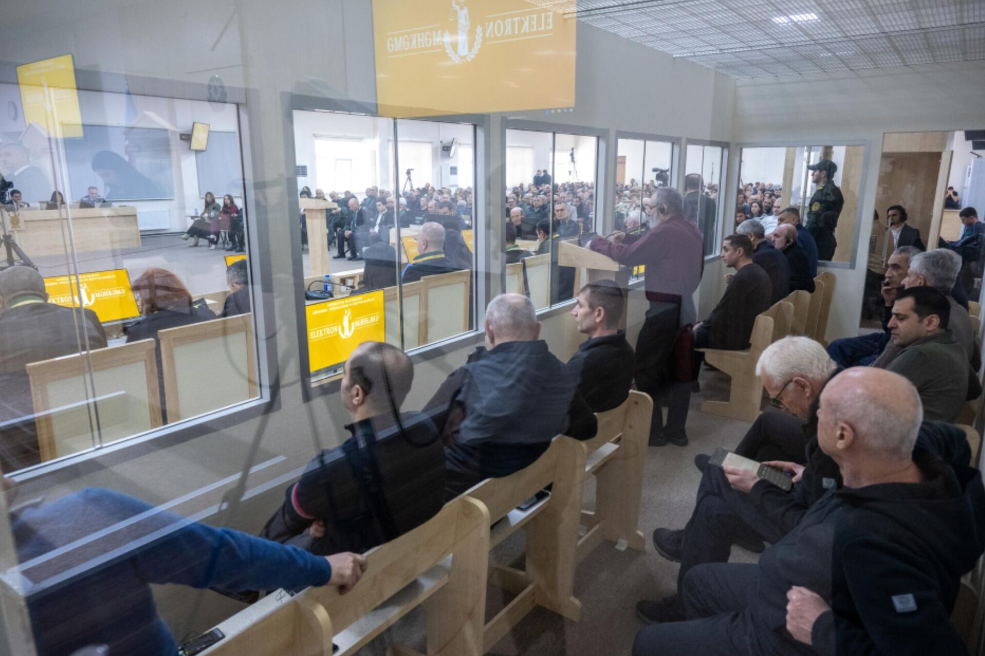 Судебное заседание над армянским военно-политическим руководством Нагорного Карабаха (22 декабря 2025). Баку - Sputnik Արմենիա, 1920, 22.12.2025