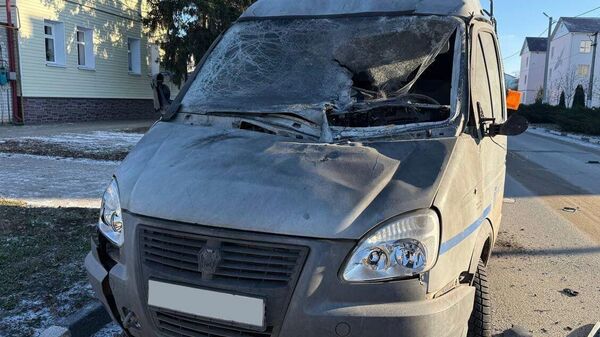 В городе Грайворон дрон ВСУ атаковал грузовой автомобиль - Sputnik Армения