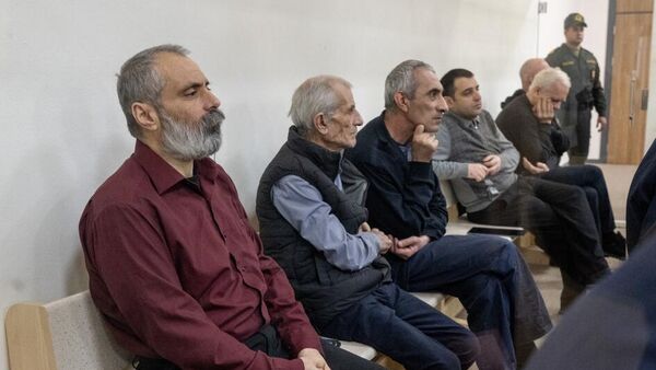 Судебное заседание над армянским военно-политическим руководством Нагорного Карабаха (26 декабря 2025). Баку - Sputnik Армения