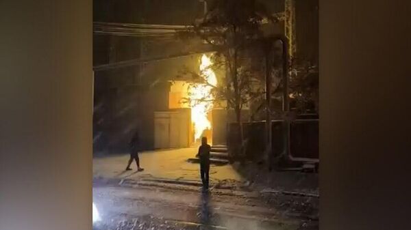 ՀԷՑ ենթակայանում բռնկված հրդեհը - Sputnik Արմենիա