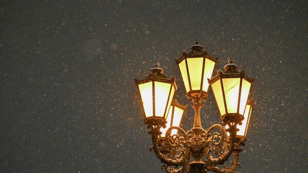 Ночной снегопад в Ереване - Sputnik Армения