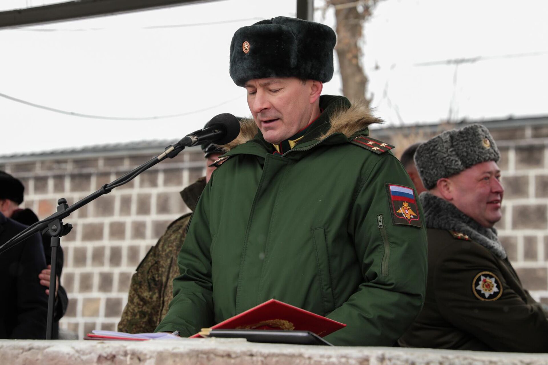 Торжественные мероприятия по случаю 84-летия российской военной базы (29 декабря 2025). Гюмри - Sputnik Արմենիա, 1920, 29.12.2025