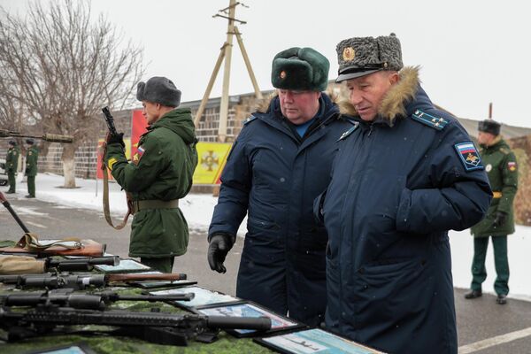 Торжественные мероприятия по случаю 84-летия российской военной базы (29 декабря 2025). Гюмри - Sputnik Армения