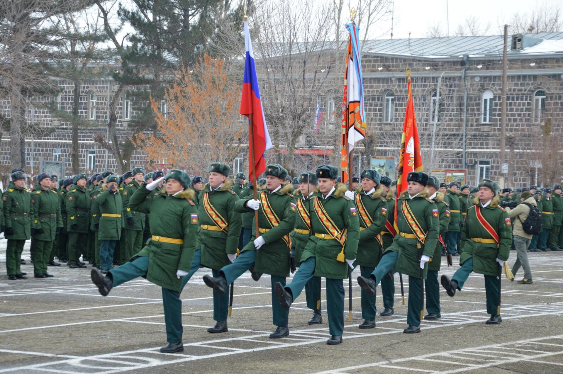 Торжественные мероприятия по случаю 84-летия российской военной базы (29 декабря 2025). Гюмри - Sputnik Армения, 1920, 29.12.2025