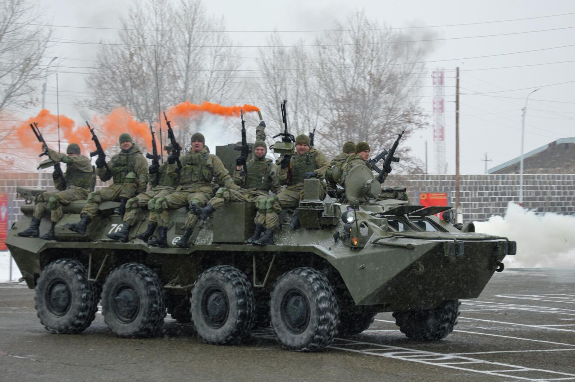 Торжественные мероприятия по случаю 84-летия российской военной базы (29 декабря 2025). Гюмри - Sputnik Армения, 1920, 29.12.2025