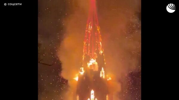 Пожар в церкви в Амстердаме - Sputnik Արմենիա