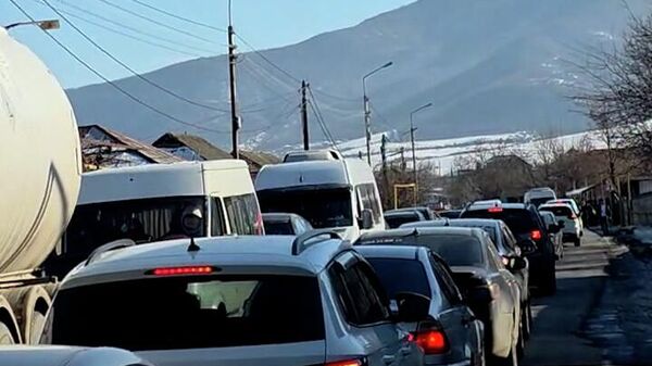 На дороге из Грузии в Армению образовалась 5-километровая пробка - Sputnik Армения