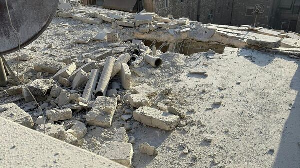 Последствия столкновений в населенных армянами районах Шейх-Таха и Вилланер (8 января 2026). Алеппо - Sputnik Армения