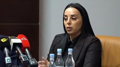 Адвокат Лиана Гаспарян во время экстренной пресс-конференции (13 января 2025). Еревaн