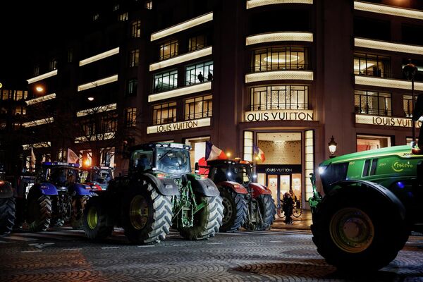 Они выражают протест против действий правительства в отношении соглашения о свободной торговле между ЕС и Меркосуром - Sputnik Армения