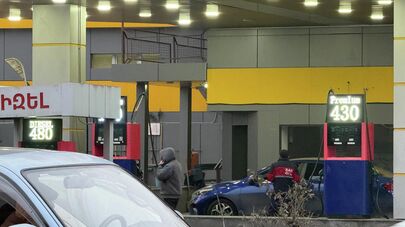 Цены на топливо в бензозаправочных станциях в Ереване
