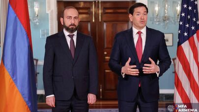Министр иностранных дел Арарат Мирзоян встретился с государственным секретарем США Марко Рубио (13 января 2026). Вашингтон