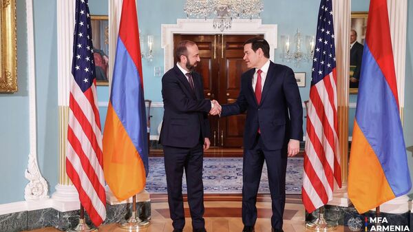 Արարատ Միրզոյանի և Մարկո Ռուբիոյի հանդիպումը Վաշինգտոնում - Sputnik Արմենիա