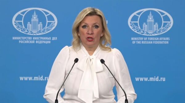 Мария Захарова во время еженедельного брифинга (15 января 2026). Москвa - Sputnik Армения