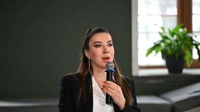 Представитель интересов армянских пленных в ЕСПЧ, руководитель Центра международного и сравнительного права Сирануш Саакян на пресс-конференции по теме Годовщины "суда" над незаконно удерживаемыми в Баку армянскими пленными и политическими заключенными (17 января 2026). Еревaн
