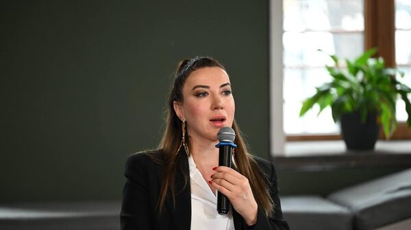Представитель интересов армянских пленных в ЕСПЧ, руководитель Центра международного и сравнительного права Сирануш Саакян на пресс-конференции по теме Годовщины суда над незаконно удерживаемыми в Баку армянскими пленными и политическими заключенными (17 января 2026). Еревaн - Sputnik Армения