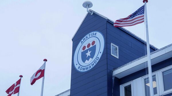 Флаги Гренландии и США - Sputnik Армения