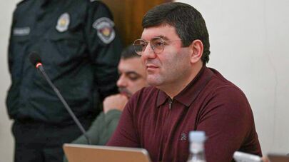 Давид Амбарцумян во время судебного заседания в Апелляционном уголовном суде (19 января 2026). Еревaн