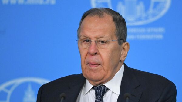 Министр иностранных дел РФ Сергей Лавров во время пресс-конференции (20 января 2026). Москвa - Sputnik Армения