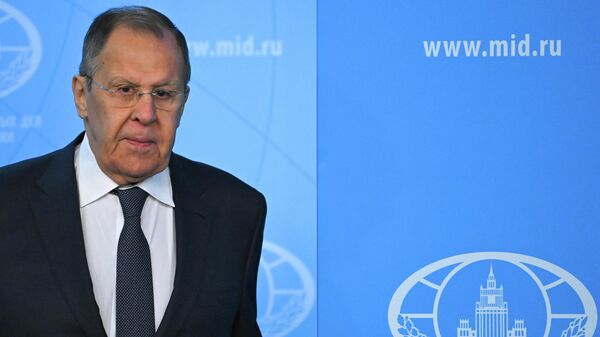Министр иностранных дел РФ Сергей Лавров во время пресс-конференции (20 января 2026). Москвa - Sputnik Армения