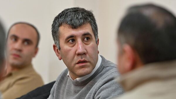 Рубен Меликян во время судебного заседания (20 января 2026). Еревaн - Sputnik Армения