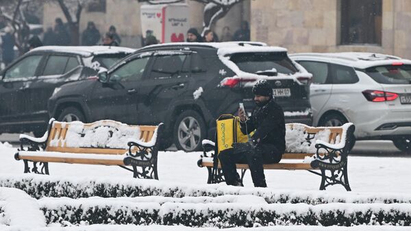 Снег в Ереване - Sputnik Армения
