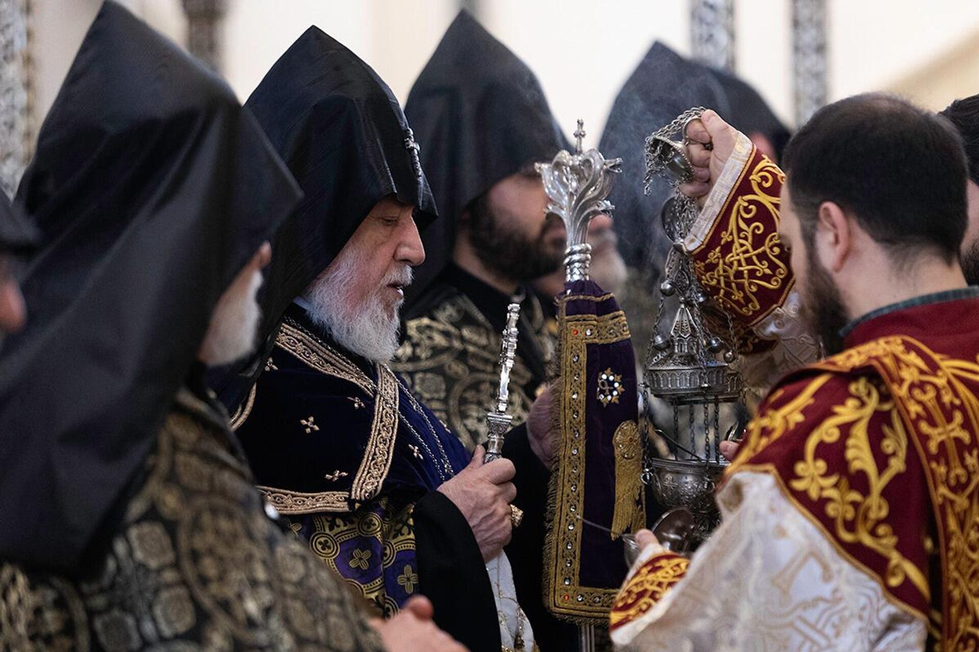 Заупокойная месса в День памяти погибших при защите Отечества в Эчмиадзинском соборе (27 января 2026). Эчмиадзин - Sputnik Արմենիա, 1920, 27.01.2026