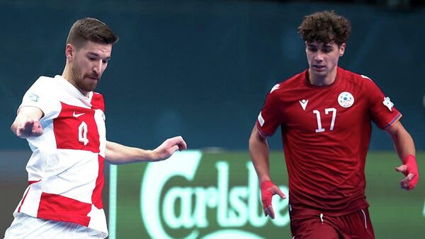 Ֆուտզալի Հայաստանի հավաքականի հանդիպումը խորվաթների հետ - Sputnik Армения