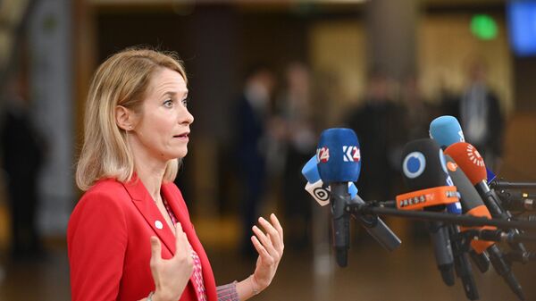 Глава евродипломатии Кая Каллас, архивное фото - Sputnik Армения