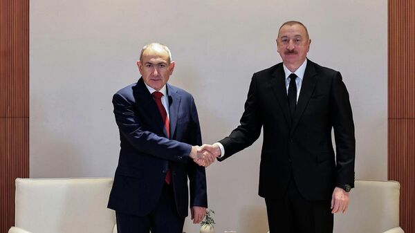 Փաշինյանի և Ալիևի հանդիպումը ԱՄԷ–ում - Sputnik Արմենիա