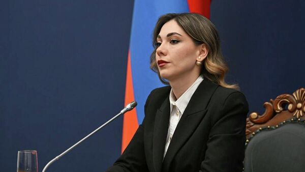 Пресс-конференция министра юстиции Србуи Галян (4 февраля 2026). Еревaн - Sputnik Армения