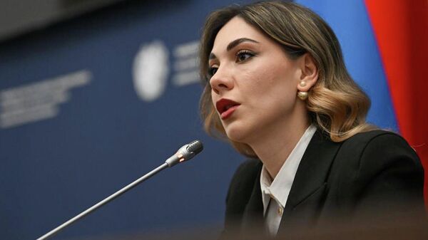 Пресс-конференция министра юстиции Србуи Галян (4 февраля 2026). Еревaн - Sputnik Армения