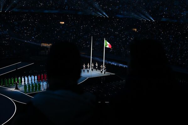 Իտալիայի դրոշը Միլանի «Սան Սիրո» մարզադաշտում - Sputnik Արմենիա