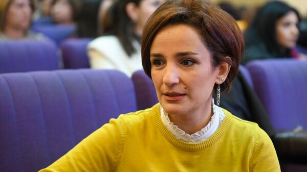 Ани Карабекян на конференции в преддверии Всемирного дня эпилепсии (7 февраля 2026). Еревaн - Sputnik Армения