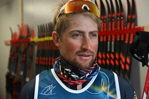 Микаэл Микаэлян на Зимней Олимпиаде (8 февраля 2026). Италия - Sputnik Армения