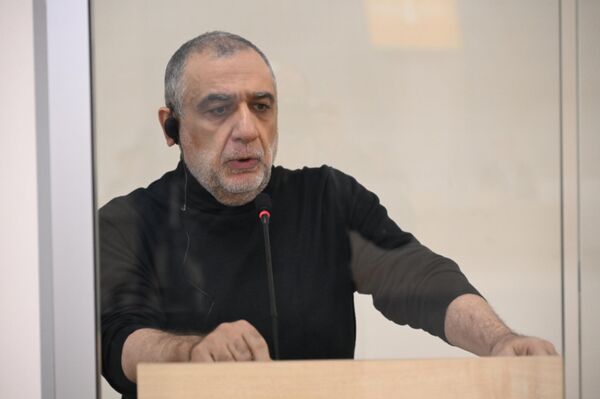 Рубен Варданян во время оглашения приговора суда (10 февраля 2025). Баку - Sputnik Армения