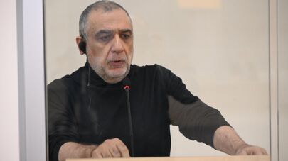Рубен Варданян во время оглашения приговора суда (10 февраля 2025). Баку