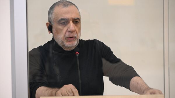 Рубен Варданян во время оглашения приговора суда (10 февраля 2025). Баку - Sputnik Армения