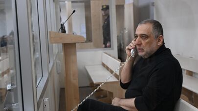 Рубен Варданян во время оглашения приговора суда (10 февраля 2025). Баку