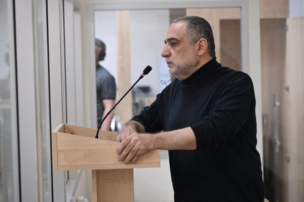 Рубен Варданян во время оглашения приговора суда (10 февраля 2025). Баку - Sputnik Армения