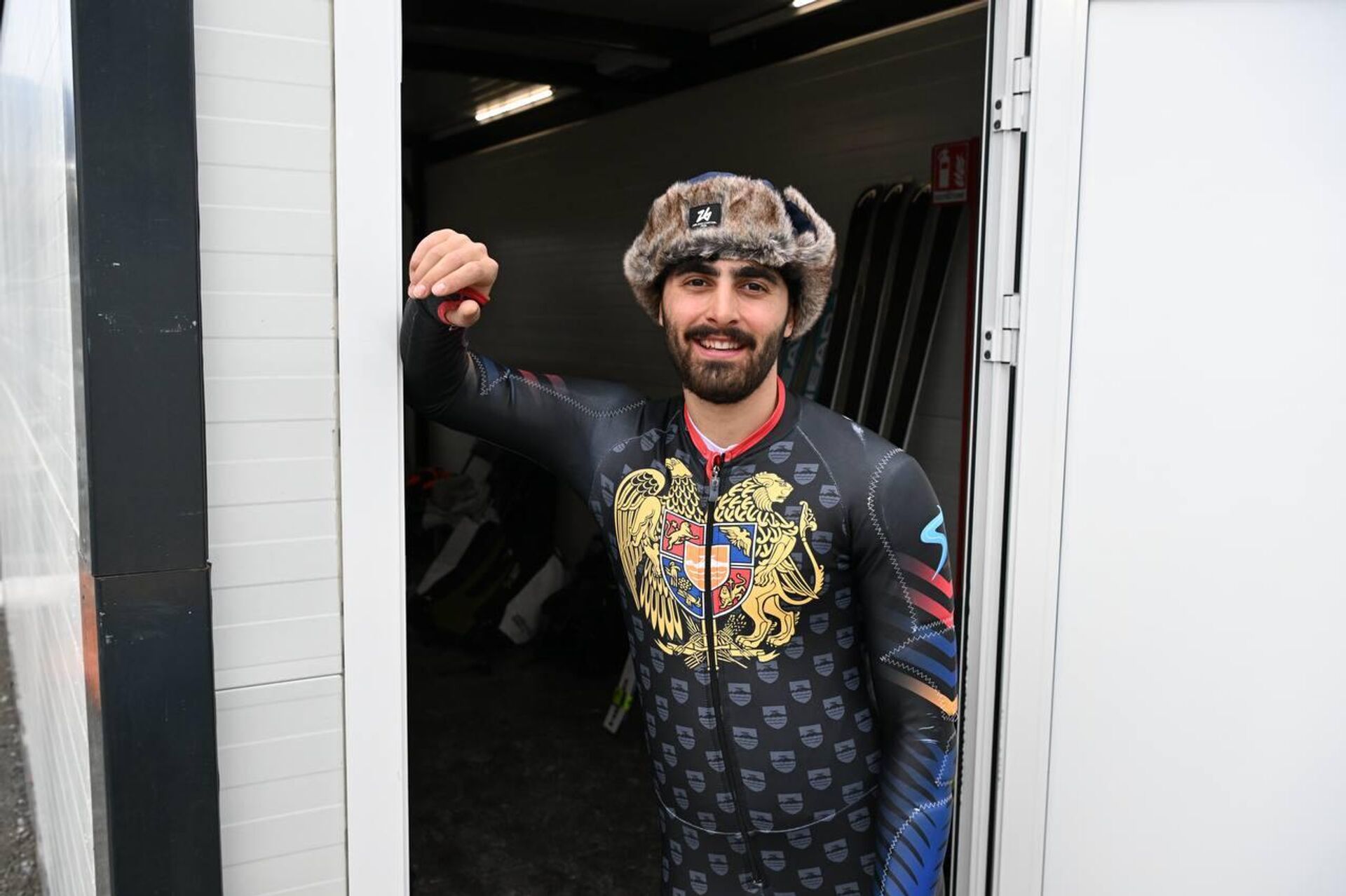 Горнолыжник Арутюн Арутюнян на Зимней Олимпиаде (10 февраля 2026). Италия - Sputnik Армения, 1920, 10.02.2026