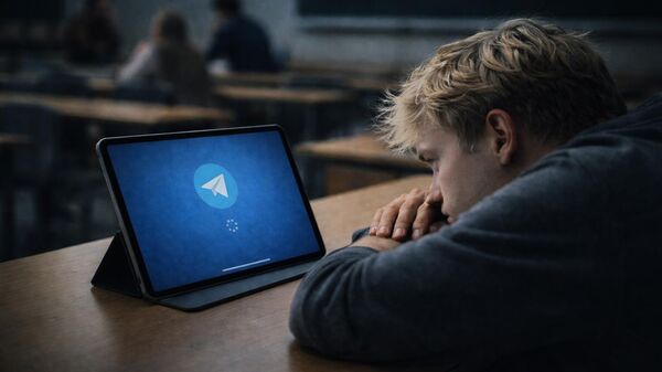 Загрузка Telegram на планшете, сгенерировано AI - Sputnik Армения