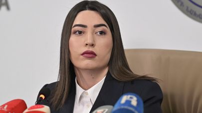 Министр внутренних дел Арпине Саркисян проводит пресс-конференцию (13 февраля 2026). Еревaн